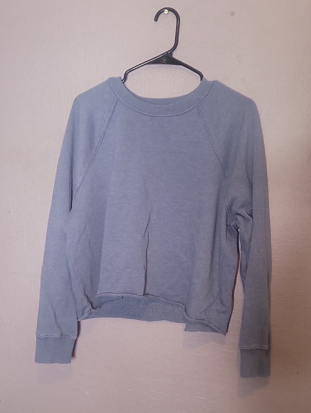 aerie Dusty Blue Crewneck Pullover